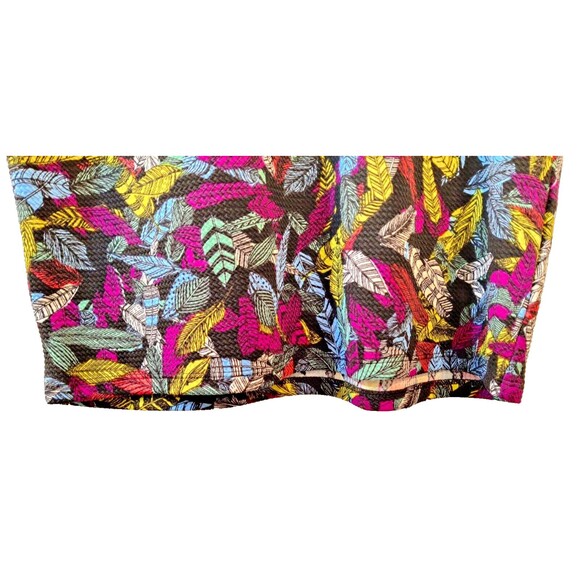 LuLaRoe CASSIE Feather Print Stretch Pencil Skirt, Size L Large NWT - Picture 3 of 8